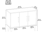 ΝΤΟΥΛΑΠΙ ARTELIBRE CANIBRI ΛΕΥΚΟ ΜΟΡΙΟΣΑΝΙΔΑ/ΜΕΛΑΜΙΝΗ 160X54X35CM