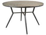 ΤΡΑΠΕΖΑΡΙΑ APPA-MOLY ΣΕΤ 5ΤΕΜ PAKOWORLD ΑΛΟΥΜΙΝΙΟ ΚΑΙ PLYWOOD ΣΕ ΑΝΘΡΑΚΙ ΑΠΟΧΡΩΣΗ Φ120X74ΕΚ