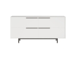 ΜΠΟΥΦΕΣ ARTELIBRE CARTMEL ΛΕΥΚΟ ΜΟΡΙΟΣΑΝΙΔΑ/ΜΕΤΑΛΛΟ 44.5X160X74.3CM