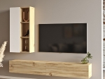 ΣΥΝΘΕΤΟ ARTELIBRE ANERLEY ΛΕΥΚΟ/ΦΥΣΙΚΟ ΜΟΡΙΟΣΑΝΙΔΑ 174.6X27.3X25CM/48.2X22X97.6CM