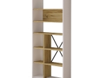 ΒΙΒΛΙΟΘΗΚΗ ARTELIBRE BELVEDERE ΛΕΥΚΟ/ΦΥΣΙΚΟ ΜΟΡΙΟΣΑΝΙΔΑ 75.6X25X170CM