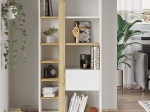 ΒΙΒΛΙΟΘΗΚΗ ARTELIBRE BEXLEY ΛΕΥΚΟ/ΦΥΣΙΚΟ ΜΟΡΙΟΣΑΝΙΔΑ 75.6X25X160CM