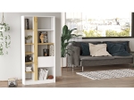 ΒΙΒΛΙΟΘΗΚΗ ARTELIBRE BEXLEY ΛΕΥΚΟ/ΦΥΣΙΚΟ ΜΟΡΙΟΣΑΝΙΔΑ 75.6X25X160CM