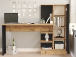 ΓΡΑΦΕΙΟ ARTELIBRE CAMDEN ΠΕΥΚΟ/ΜΑΥΡΟ ΜΟΡΙΟΣΑΝΙΔΑ 152.3X40X120CM