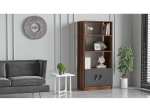 ΒΙΒΛΙΟΘΗΚΗ ARTELIBRE EDGWARE BAROQUE/ΑΝΘΡΑΚΙ ΜΟΡΙΟΣΑΝΙΔΑ 63.6X37.6X140CM
