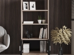 ΒΙΒΛΙΟΘΗΚΗ ARTELIBRE EDGWARE ΟΞΙΑ/ΜΑΥΡΟ ΜΟΡΙΟΣΑΝΙΔΑ 63.6X37.6X140CM