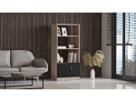 ΒΙΒΛΙΟΘΗΚΗ ARTELIBRE EDGWARE ΟΞΙΑ/ΜΑΥΡΟ ΜΟΡΙΟΣΑΝΙΔΑ 63.6X37.6X140CM