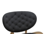 ΠΟΛΥΘΡΟΝΑ RELAX UDALLE PAKOWORLD ΜΑΣΙΦ ΞΥΛΟ ΚΑΡΥΔΙ-PU ΜΑΥΡΟ 77X70X82ΕΚ