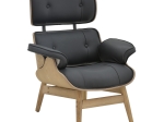 ΠΟΛΥΘΡΟΝΑ RELAX MIRTO PAKOWORLD ΜΑΣΙΦ ΞΥΛΟ ΚΑΡΥΔΙ -PU ΜΑΥΡΟ 80X80X96.5ΕΚ