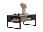 ΤΡΑΠΕΖΙ ΣΑΛΟΝΙΟΥ HONORA PAKOWORLD ΑΝΘΡΑΚΙ ANTIQUE-ΜΑΥΡΟ 100X60X44.5ΕΚ