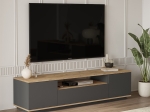 ΕΠΙΠΛΟ ΤΗΛΕΟΡΑΣΗΣ SOREN PAKOWORLD SONOMA-ΑΝΘΡΑΚΙ 180X.44.5X44.6ΕΚ