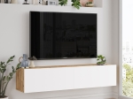 ΕΠΙΠΛΟ ΤΗΛΕΟΡΑΣΗΣ ΕΠΙΤΟΙΧΙΟ SERIT PAKOWORLD ΛΕΥΚΟ-SONOMA 140X31.6X29.6ΕΚ