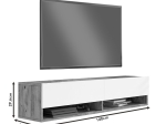 ΕΠΙΠΛΟ ΤΗΛΕΟΡΑΣΗΣ ΕΠΙΤΟΙΧΙΟ ROSCOE PAKOWORLD SONOMA 140X31.6X29.6ΕΚ