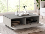 ΤΡΑΠΕΖΙ ΣΑΛΟΝΙΟΥ THUNDER PAKOWORLD ΑΝΘΡΑΚΙ ANTIQUE-ΓΚΡΙ ANTIQUE 90X60X31.5ΕΚ