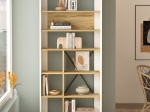 ΒΙΒΛΙΟΘΗΚΗ VIVA PAKOWORLD ΛΕΥΚΟ-SONOMA 75.5X25X170ΕΚ