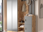 ΕΠΙΠΛΟ ΕΙΣΟΔΟΥ DOORSE PAKOWORLD ΜΕΛΑΜΙΝΗΣ ΑΝΘΡΑΚΙ-SONOMA 147.5X35X180ΕΚ
