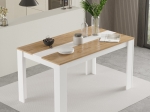 ΤΡΑΠΕΖΙ SEPEN PAKOWORLD ΣΕ ΦΥΣΙΚΗ-ΛΕΥΚΗ ΑΠΟΧΡΩΣΗ 140X80X74ΕΚ