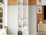 ΒΙΒΛΙΟΘΗΚΗ OTECA 10ΘΕΣΕΩΝ PAKOWORLD ΣΕ ΛΕΥΚΗ ΑΠΟΧΡΩΣΗ 51.1X25.4X180ΕΚ