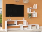 ΣΥΝΘΕΤΟ ΣΑΛΟΝΙΟΥ KAKOMO PAKOWORLD ΣΕ ΛΕΥΚΗ ΑΠΟΧΡΩΣΗ 170X29.5X43ΕΚ