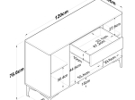 ΜΠΟΥΦΕΣ UBRON PAKOWORLD ΛΕΥΚΟ-ΚΑΡΥΔΙ ΜΕΛΑΜΙΝΗΣ 120X40X78.6ΕΚ
