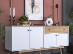 ΜΠΟΥΦΕΣ SATAVA PAKOWORLD PP ΣΕ ΛΕΥΚΗ-ΚΑΡΥΔΙ ΑΠΟΧΡΩΣΗ 180X45X87.6ΕΚ