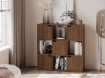 ΒΙΒΛΙΟΘΗΚΗ BOOKEL PAKOWORLD ΣΕ ΚΑΡΥΔΙ ΑΠΟΧΡΩΣΗ 88.5X27.5X89.3ΕΚ