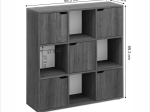ΒΙΒΛΙΟΘΗΚΗ BOOKEL PAKOWORLD ΣΕ ΛΕΥΚΗ ΑΠΟΧΡΩΣΗ 88.5X27.5X89.3ΕΚ