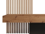 ΣΥΝΘΕΤΟ ΣΑΛΟΝΙΟΥ LITENDE PAKOWORLD ΜΑΥΡΟ-SONOMA ΜΕΛΑΜΙΝΗΣ 249.5X42X199.5ΕΚ