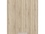ΝΤΟΥΛΑΠΑ BRUSE PAKOWORLD ΜΕΛΑΜΙΝΗ ΣΕ SONOMA-OAK ΑΠΟΧΡΩΣΗ 148.5X56.5X203.2ΕΚ