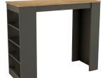 ΤΡΑΠΕΖΙ ΜΠΑΡ BIRMA PAKOWORLD ΣΕ OAK-ΑΝΘΡΑΚΙ ΑΠΟΧΡΩΣΗ 120X51.5X102ΕΚ