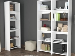 ΒΙΒΛΙΟΘΗΚΗ RABUKU PAKOWORLD ΣΕ ΛΕΥΚΗ ΑΠΟΧΡΩΣΗ 146X22X160ΕΚ