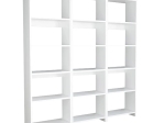 ΒΙΒΛΙΟΘΗΚΗ RABUKU PAKOWORLD ΣΕ ΛΕΥΚΗ ΑΠΟΧΡΩΣΗ 146X22X160ΕΚ