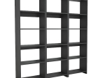 ΒΙΒΛΙΟΘΗΚΗ RABUKU PAKOWORLD ΣΕ ΑΝΘΡΑΚΙ ΑΠΟΧΡΩΣΗ 146X22X160ΕΚ