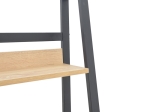 ΒΙΒΛΙΟΘΗΚΗ RYDER PAKOWORLD ΣΕ OAK-ΜΑΥΡΗ ΑΠΟΧΡΩΣΗ 75X36X185ΕΚ