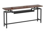 ΚΟΝΣΟΛΑ ONOLE PAKOWORLD ΣΕ ΚΑΡΥΔΙ - ΜΑΥΡΟ ΜΕΤΑΛΛΟ 180X35X82ΕΚ