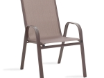 ΤΡΑΠΕΖΑΡΙΑ WATSON-CALAN ΣΕΤ 3ΤΕΜ PAKOWORLD ΜΕΤΑΛΛΟ-TEXTILENE ΚΑΦΕ 60X60X70ΕΚ