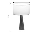ΕΠΙΤΡΑΠΕΖΙΟ ΦΩΤΙΣΤΙΚΟ KALITO PAKOWORLD IVORY-ΚΑΦΕ Φ24X45ΕΚ