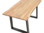 ΤΡΑΠΕΖΙ AVRON PAKOWORLD ΦΥΣΙΚΟ ΜΑΣΙΦ ΞΥΛΟ ΑΚΑΚΙΑΣ 140X80X76ΕΚ