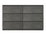 ΣΥΡΤΑΡΙΕΡΑ CINDY PAKOWORLD 6 ΣΥΡΤΑΡΙΩΝ ΓΚΡΙ ΜΑΡΜΑΡΟΥ 120X40X75ΕΚ