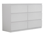 ΣΥΡΤΑΡΙΕΡΑ CINDY PAKOWORLD 6 ΣΥΡΤΑΡΙΩΝ ΛΕΥΚΟ 120X40X75ΕΚ