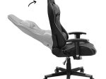 ΚΑΡΕΚΛΑ ΓΡΑΦΕΙΟΥ GAMING MIEL PAKOWORLD PU ΜΑΥΡΟ-ΓΚΡΙ