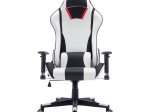 ΚΑΡΕΚΛΑ ΓΡΑΦΕΙΟΥ GAMING MAZOL PAKOWORLD PU ΜΑΥΡΟ-ΛΕΥΚΟ 66X56X135ΕΚ