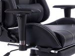 ΚΑΡΕΚΛΑ ΓΡΑΦΕΙΟΥ GAMING ZELDO PAKOWORLD PU ΜΑΥΡΟ 66X56X135ΕΚ