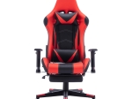 ΚΑΡΕΚΛΑ ΓΡΑΦΕΙΟΥ GAMING ZELDO PAKOWORLD PU ΜΑΥΡΟ-ΚΟΚΚΙΝΟ 66X56X135ΕΚ
