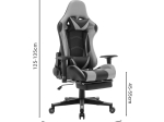 ΚΑΡΕΚΛΑ ΓΡΑΦΕΙΟΥ GAMING ZELDO PAKOWORLD PU ΜΑΥΡΟ-ΚΟΚΚΙΝΟ 66X56X135ΕΚ