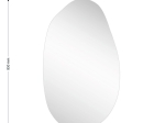 ΚΑΘΡΕΠΤΗΣ FRAMELESS 2 PAKOWORLD ΜΑΥΡΟ 50X1.2X85ΕΚ