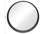 ΚΑΘΡΕΠΤΗΣ ROUND 3 PAKOWORLD ΜΑΥΡΟ 50X8X50ΕΚ