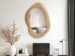 ΚΑΘΡΕΠΤΗΣ ΟΒΑΛ ENOLA PAKOWORLD MDF ΣΕ ΦΥΣΙΚΗ ΑΠΟΧΡΩΣΗ 54X2.5X80ΕΚ