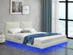 ΚΡΕΒΑΤΙ ΔΙΠΛΟ JESSIE PAKOWORLD FLOATING STYLE ΜΕ LED-PU ΕΚΡΟΥ 160X200ΕΚ