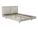 ΚΡΕΒΑΤΙ ΔΙΠΛΟ JESSIE PAKOWORLD FLOATING STYLE ΜΕ LED-PU ΕΚΡΟΥ 160X200ΕΚ